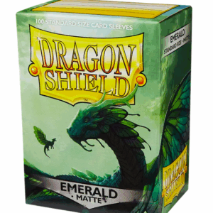 DRAGON SHIELD SLEEVES STANDARD SIZE MATTE - EMERALD