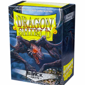 DRAGON SHIELD SLEEVES STANDARD SIZE MATTE - BLACK