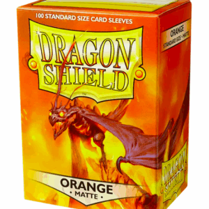 DRAGON SHIELD SLEEVES STANDARD SIZE MATTE - ORANGE
