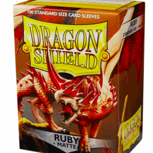 DRAGON SHIELD SLEEVES STANDARD SIZE MATTE - RUBY
