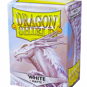 DRAGON SHIELD SLEEVES STANDARD SIZE MATTE - WHITE