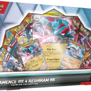 Pokemon TCG Salamence Ex & Reshiram Ex Premium Collection