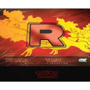 Pokémon TCG: Team Rocket’s Moltres ex Ultra-Premium Collection (Inglés) PREVENTA