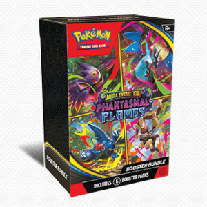 Pokémon TCG: Mega Evolutions – Phantasmal Flames Booster Bundle (Inglés) PREVENTA